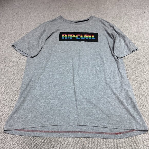 Ripcurl T-Shirt Men’s Gray Short Sleeve Size XXL - Picture 1 of 10